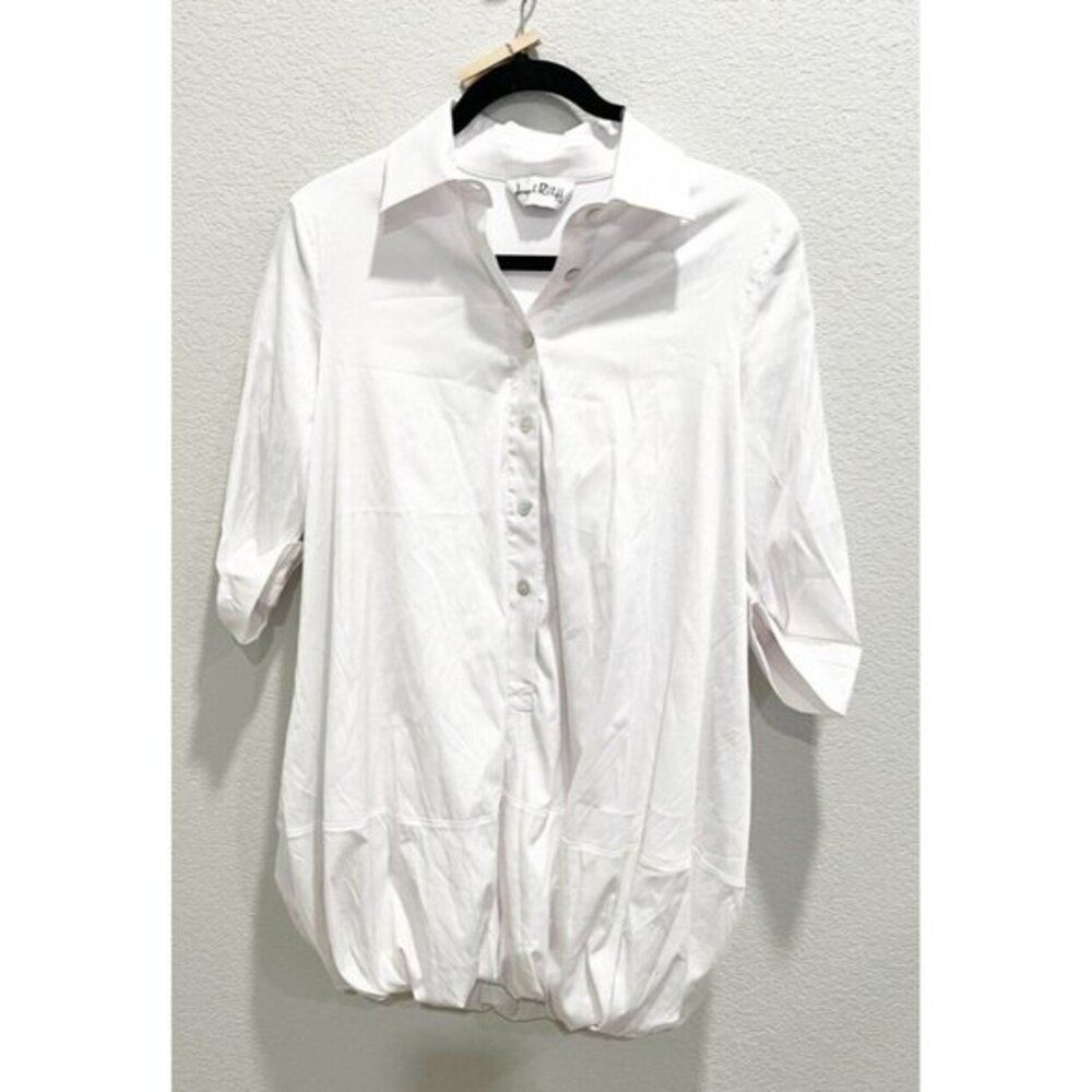 Joseph Ribkoff Women's Bubble Tunic White Size Large
